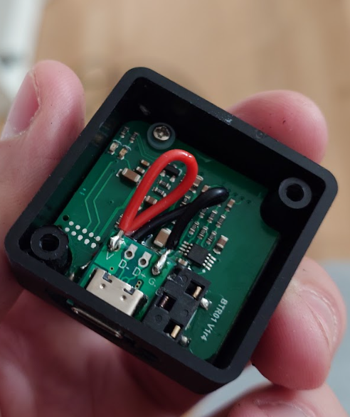 Hall bt receiver result opened